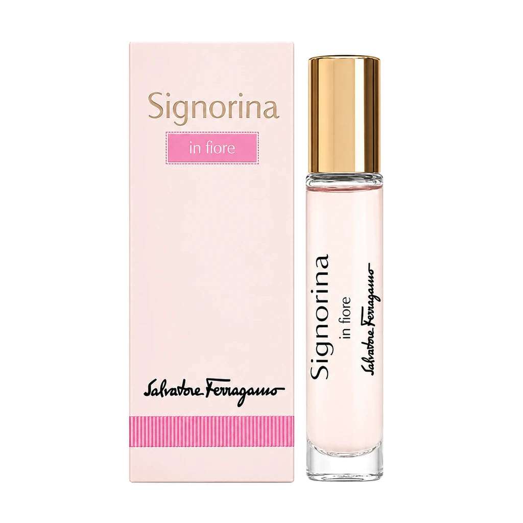 Salvatore Ferragamo Signorina 10ml EDT Spray bottle and box