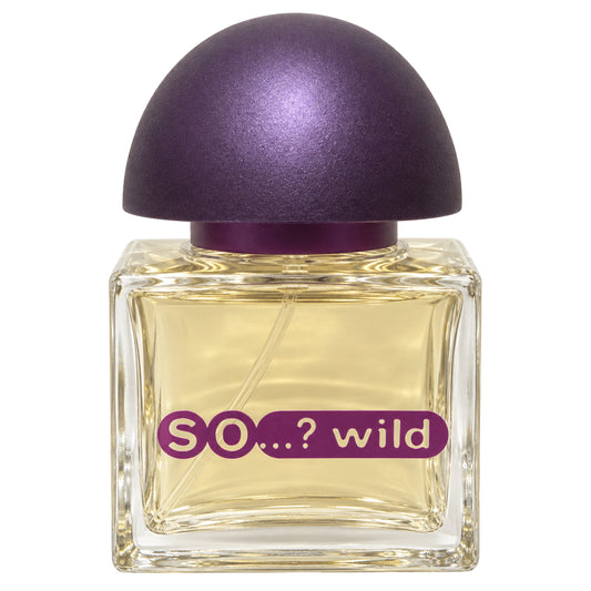 So Wild 20ml Eau de Toilette bottle with purple dome cap