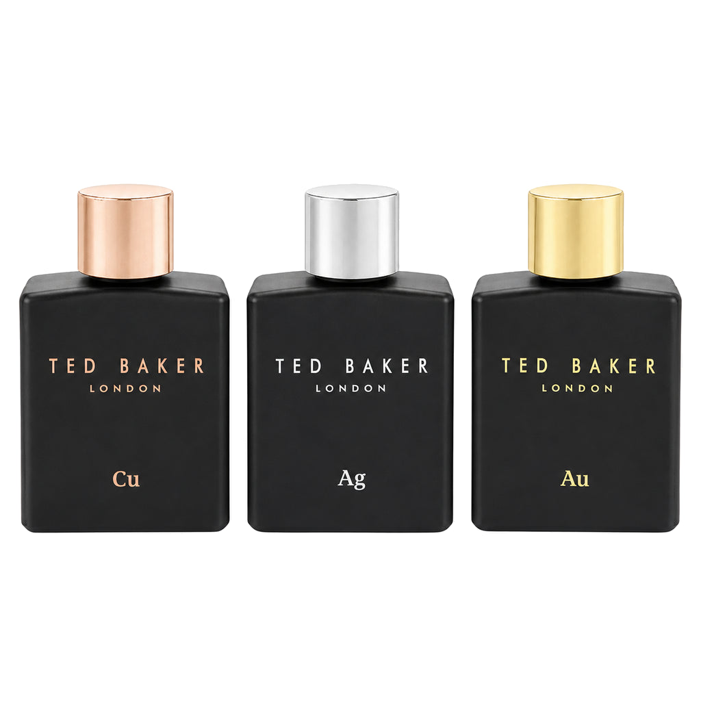 Ted Baker 3 x 12.5ml Mini Set Cu, Ag and Au bottles