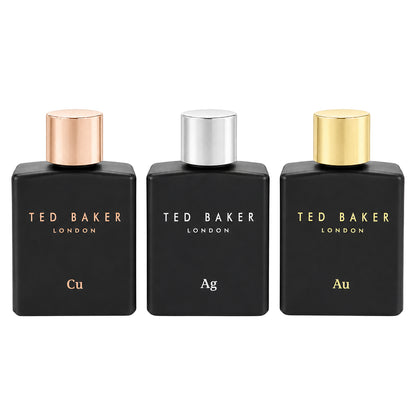 Ted Baker 3 x 12.5ml Mini Set Cu, Ag and Au bottles